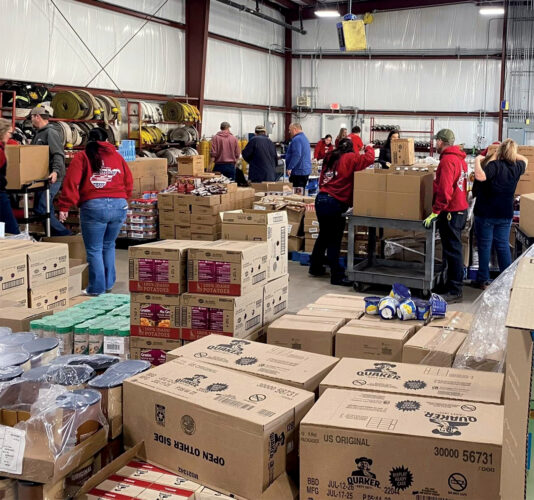 Tucker Community Foundation packs food boxes for those in need